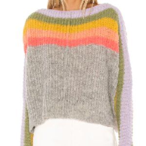 Free People See the Rainbow Sweater, size XS